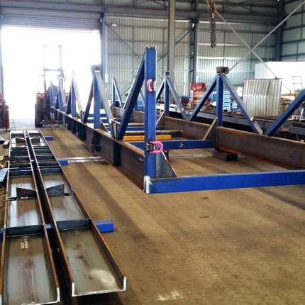 Fabrication of Pipe Transport Frames